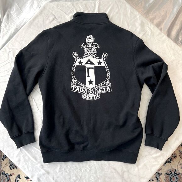 Tau Delta Eta Sorority 1/4 Zip Pullover Sweatshirt - Picture 1 of 5